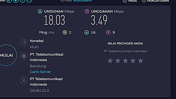 FUP EZNET 20 mbps Naik Drastis, Tapi Masih di Bawah Indihome 20 mbps
