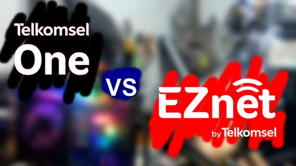 EZNET 20 Mbps Fiber Optic vs Telkomsel One Dynamic 20 Mbps
